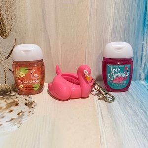 Bath and body works flamingo set